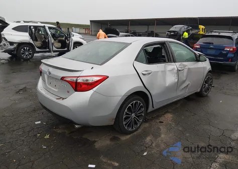 2015 Toyota Corolla S Plus из США, поврежденный, VIN 2T1BURHE8FC388207